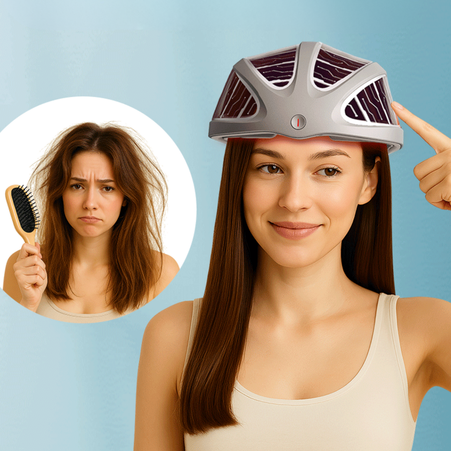 HL700 PRO Graphene Head Hair Regrowth and Conditioning Treatment Instrument